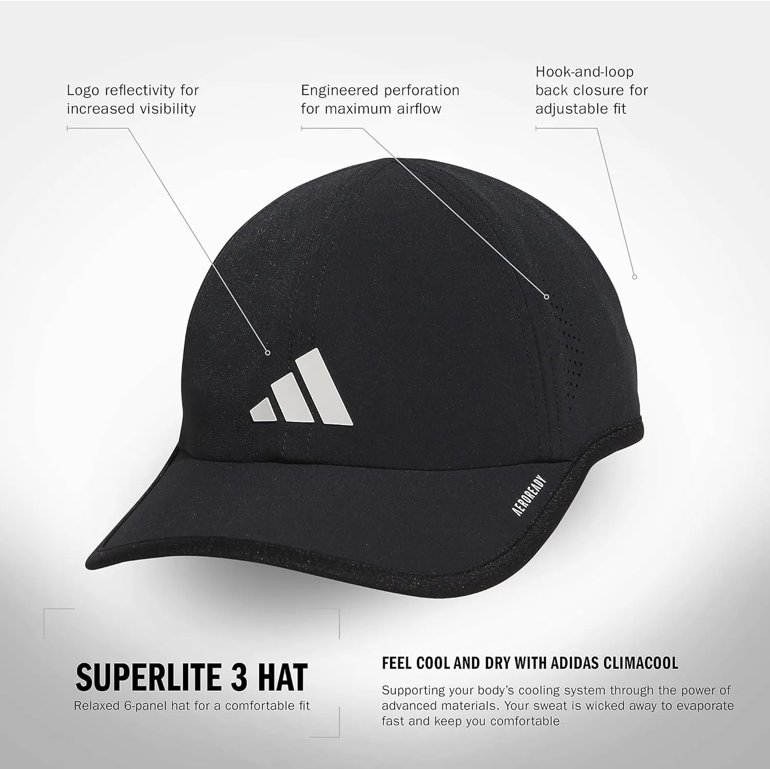 adidas Superlite, Athletic Caps, Running Hat Men