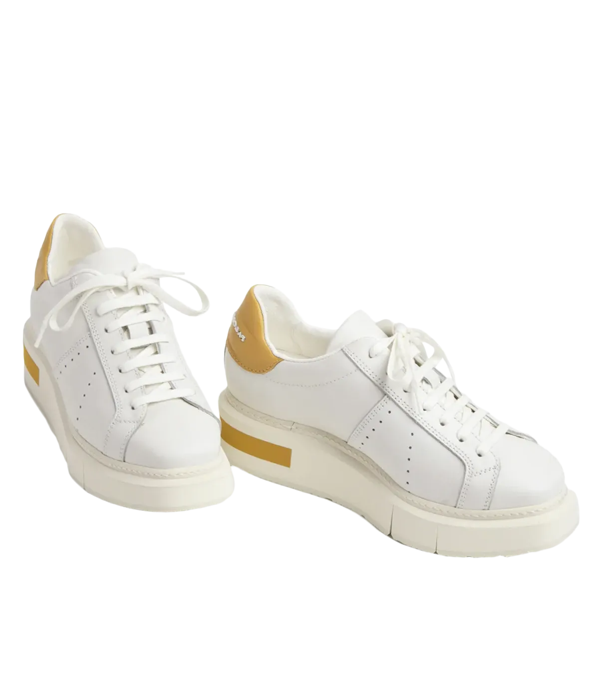 Agen Sneaker in White Orhre