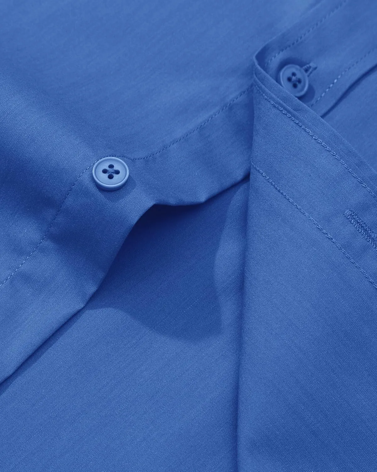 Alimens & Gentle Men's Dress Shirt Regular Fit Stretch Stain Shield Long Sleeve Solid Business Wedding Button Down Shirts