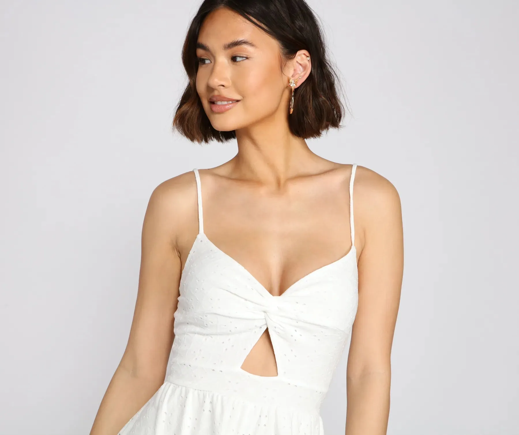 All Eyes On You Sleeveless Romper