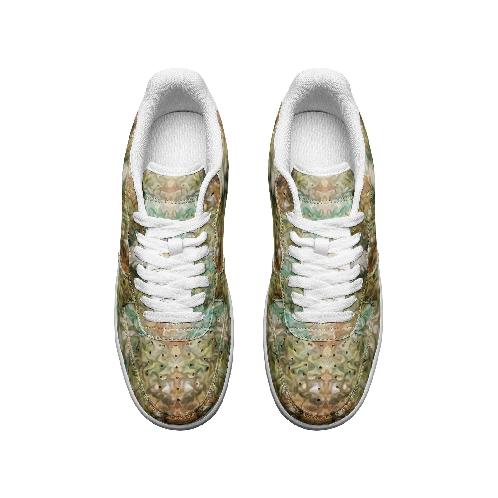 Amberwood Full-Style Psychedelic Platform Sneakers