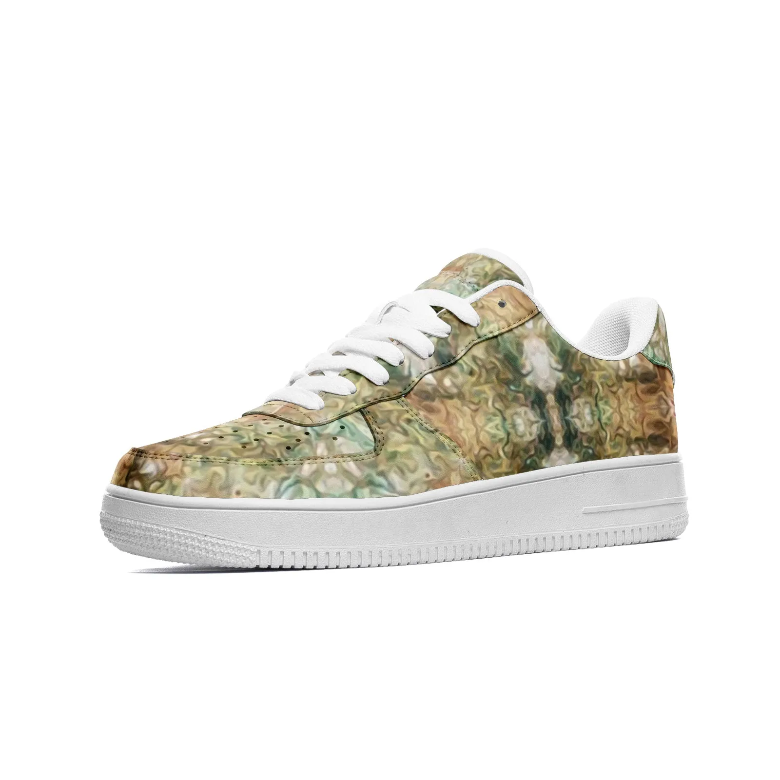 Amberwood Full-Style Psychedelic Platform Sneakers