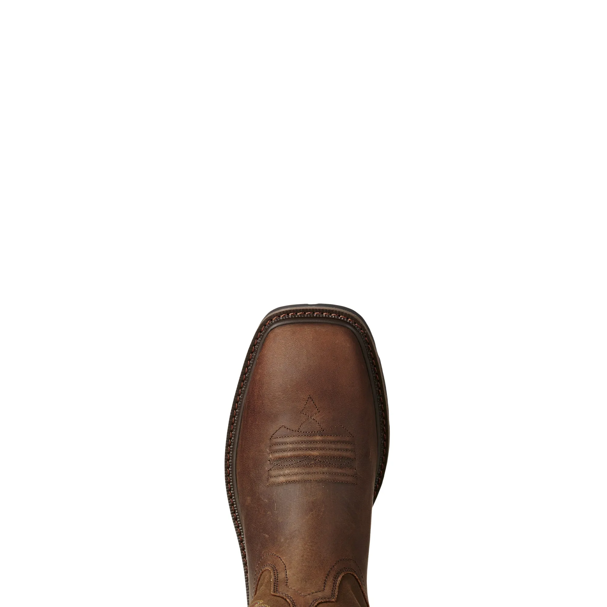 Ariat Groundbreaker Brown Wide Square Toe Steel Toe Work Boot