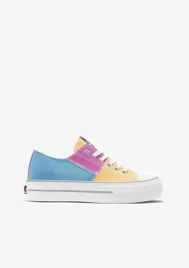 B&W Multicolour Solar Sneakers