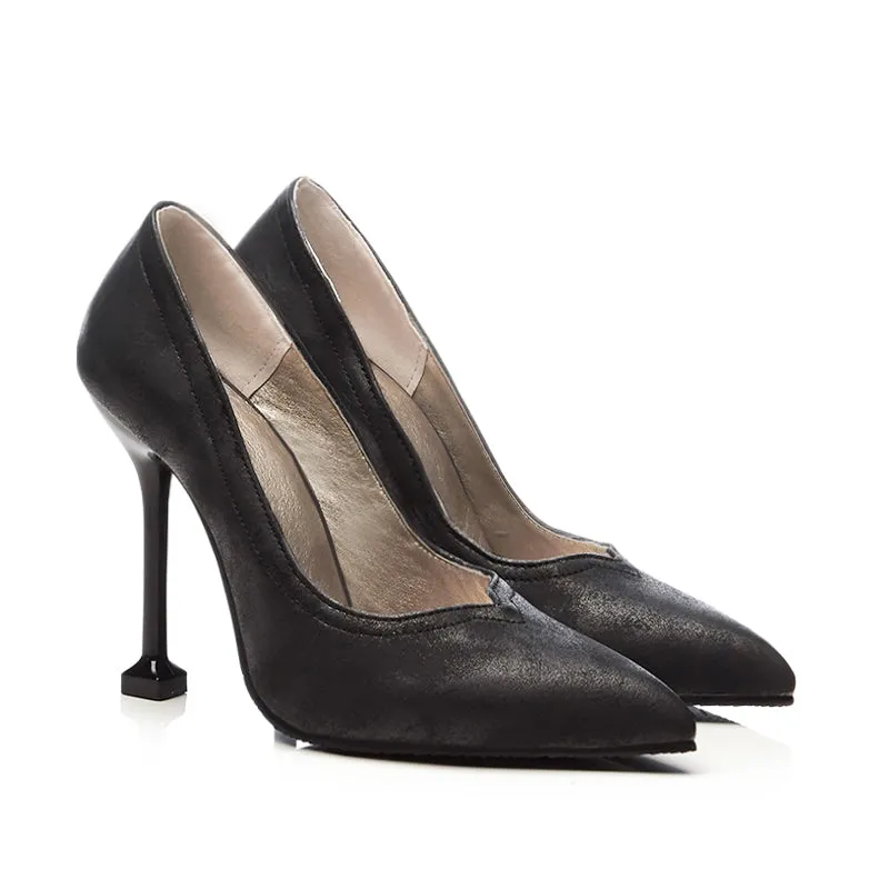 Bigsizeheels Sexy stilettos from Sier magazine- Black