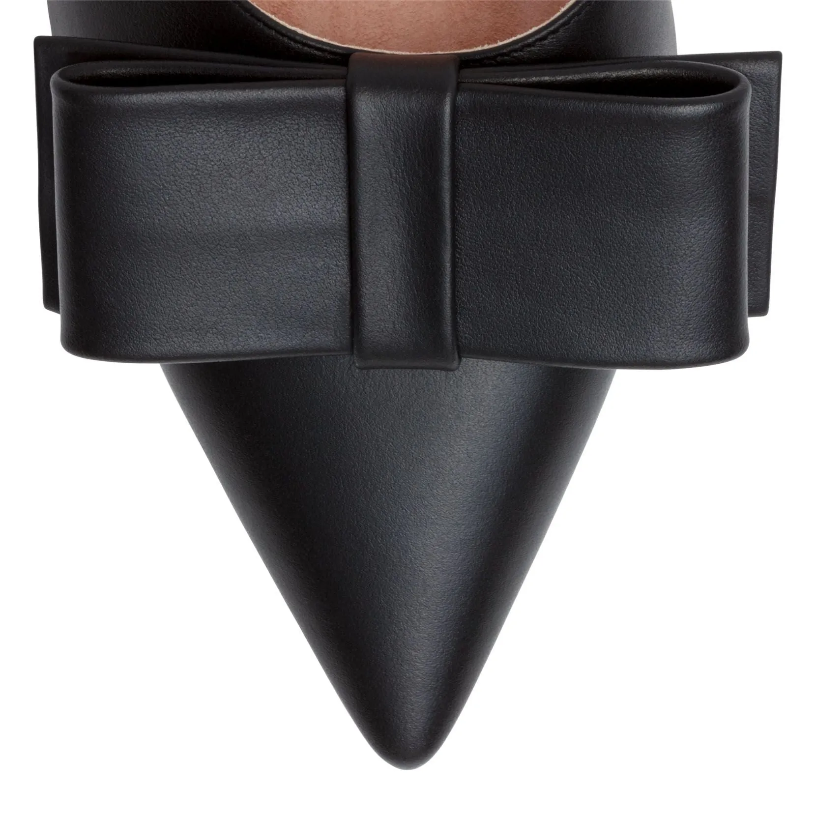 Black 10 mule flats