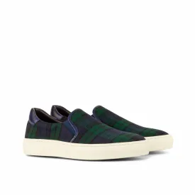 Blackwatch Tartan Slip-On Sneakers