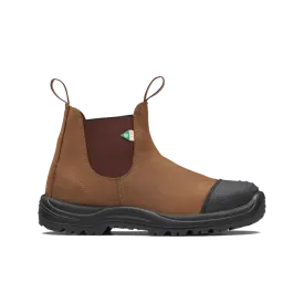 Blundstone 169 - Work & Safety Rubber Toe Cap Saddle Brown