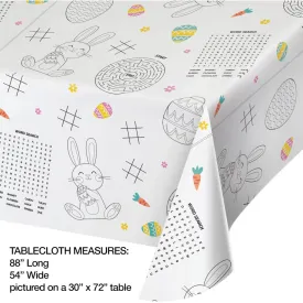 Bulk Kids Easter Activity Paper Table Covers (12 per Case)
