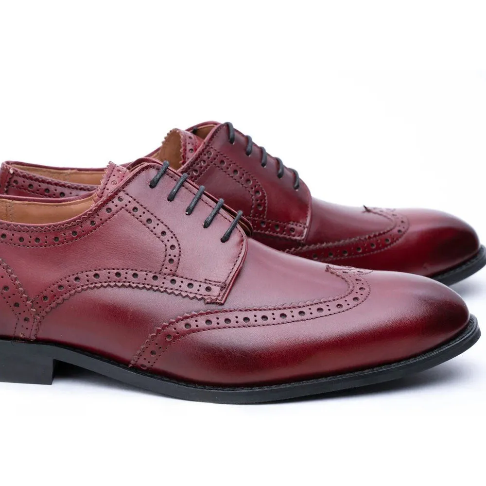 Burgundy Brogues