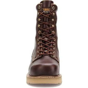 Carolina Men's Amp Hi 8" Broad Toe Wedge Work Boot - Dark Oak - CA8049