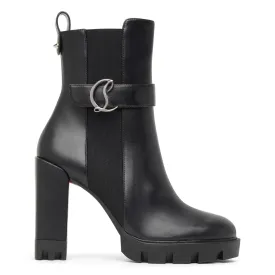 CL Chelsea Lug 100 black leather ankle boots