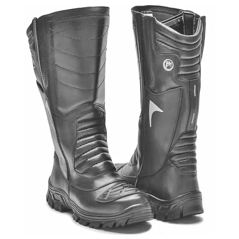 CommanderGuard Tactical Black Leather Boots