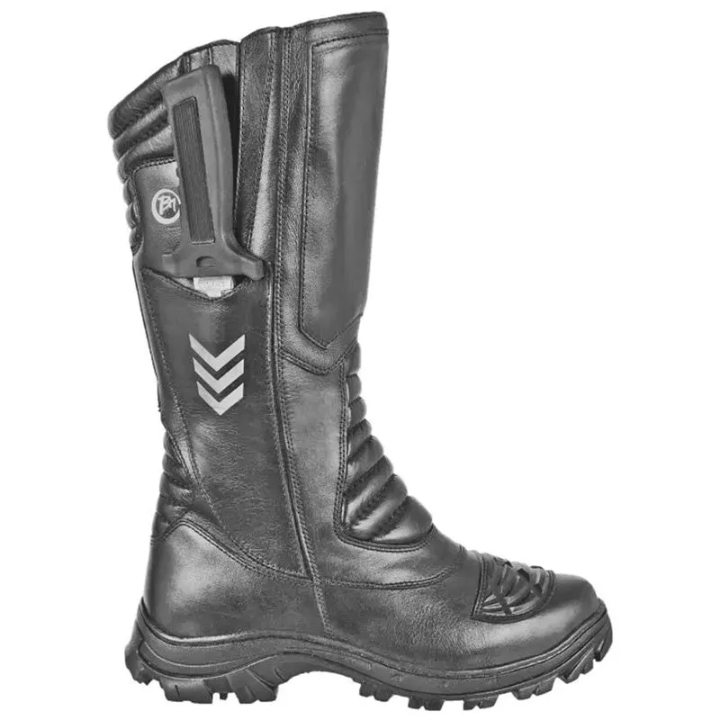CommanderGuard Tactical Black Leather Boots