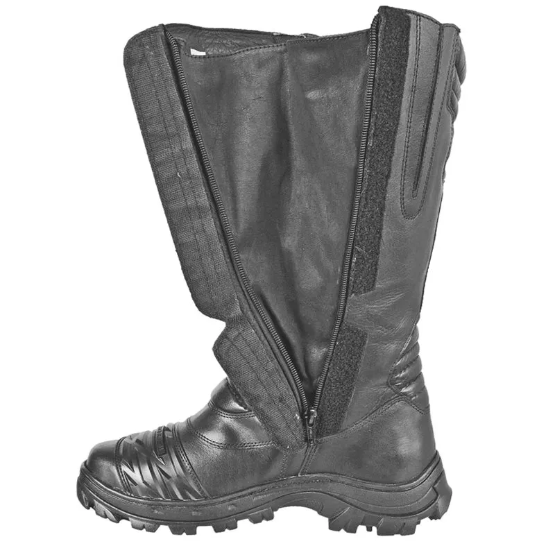 CommanderGuard Tactical Black Leather Boots