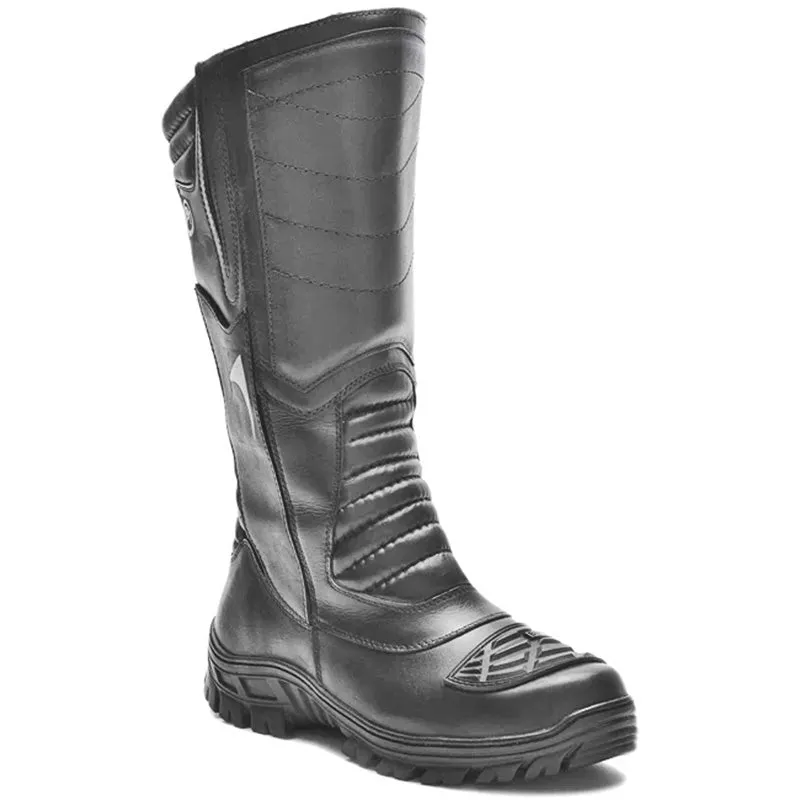CommanderGuard Tactical Black Leather Boots