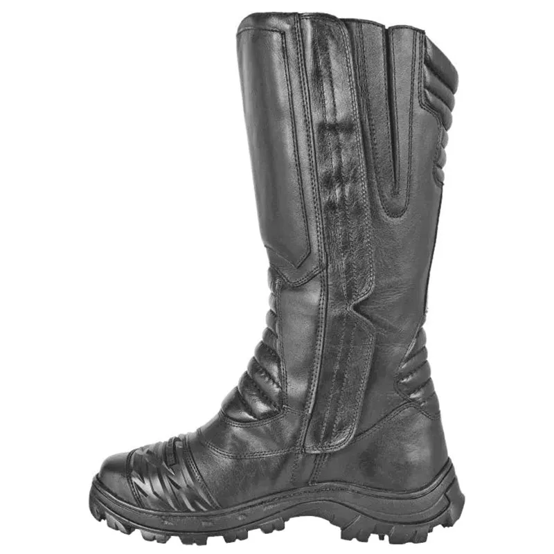 CommanderGuard Tactical Black Leather Boots