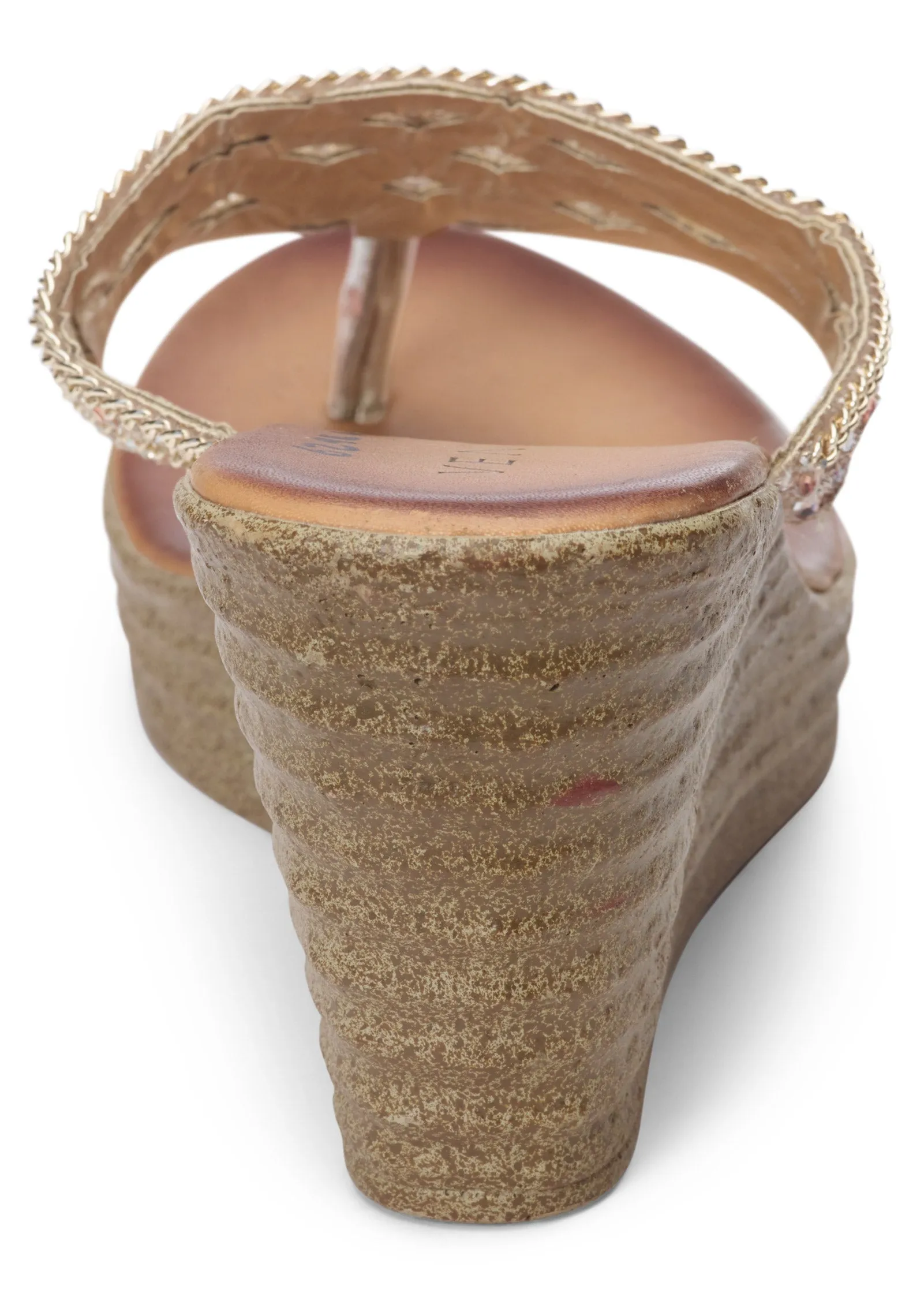 Embellished Wedges - Gold