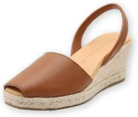 Espadrille Wedges for Women  Dressy Soft Leather Peep Toe Womens Wedge Sandals, Casual Summer Slip on Espadrilles