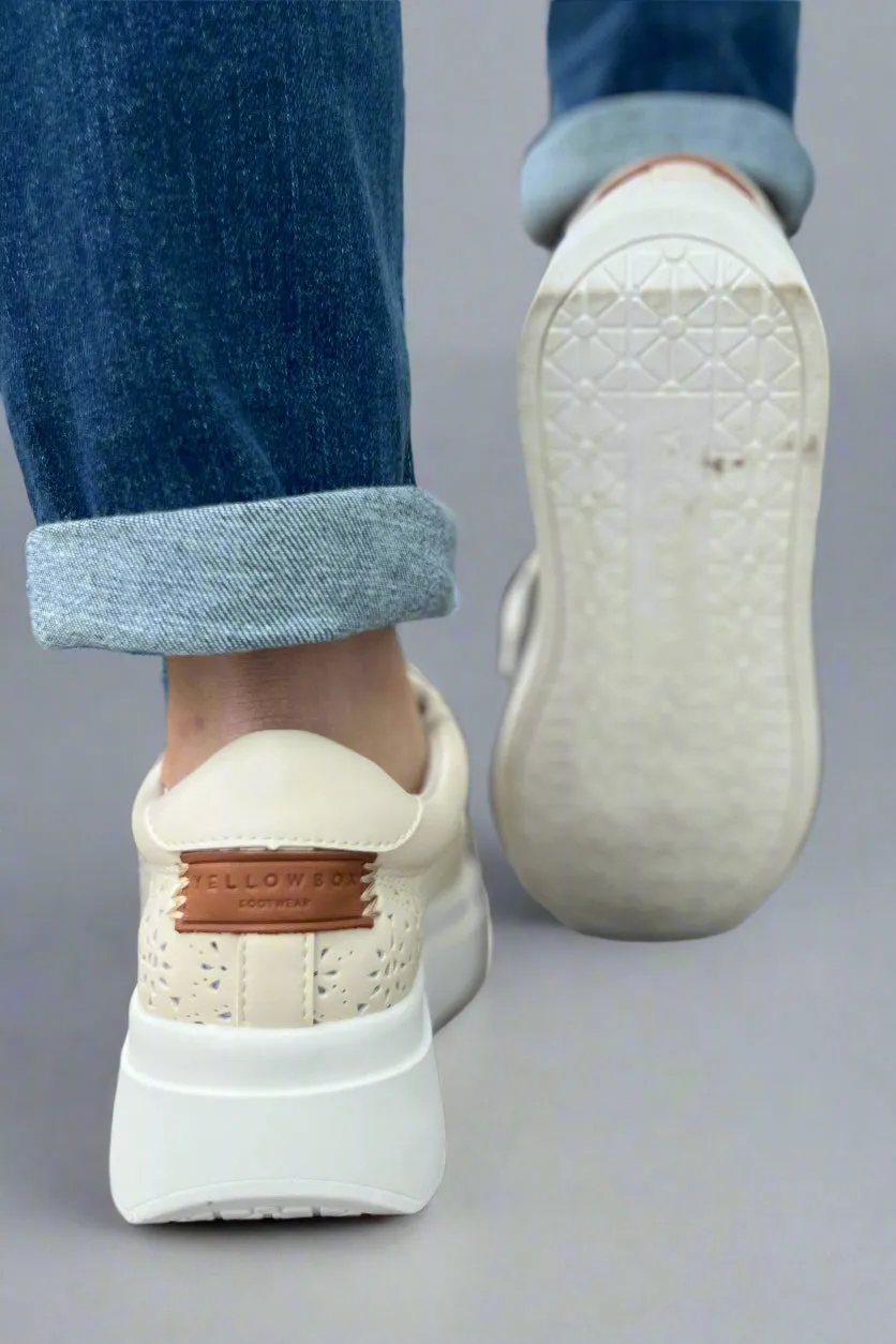 Everlie Flatfrom Sneaker - Natural