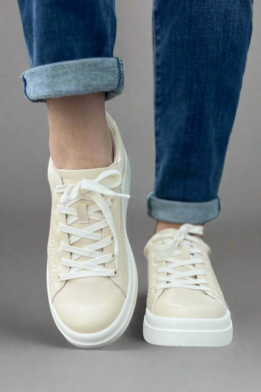 Everlie Flatfrom Sneaker - Natural