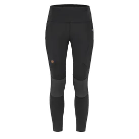 Fjallraven Womens Abisko Trekking Tights Pro Black / Iron Grey