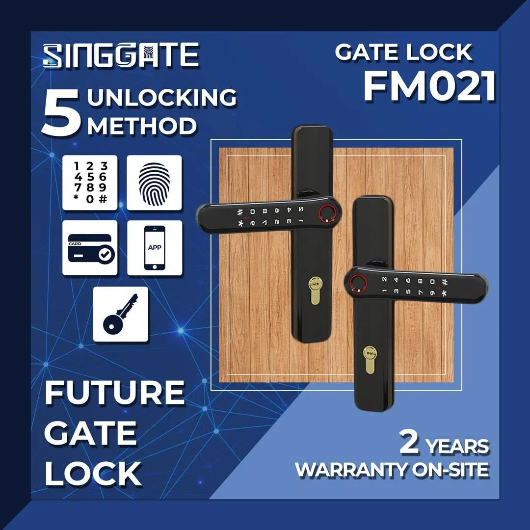 FR006 Door   FM021 Gate Digital Lock Bundle