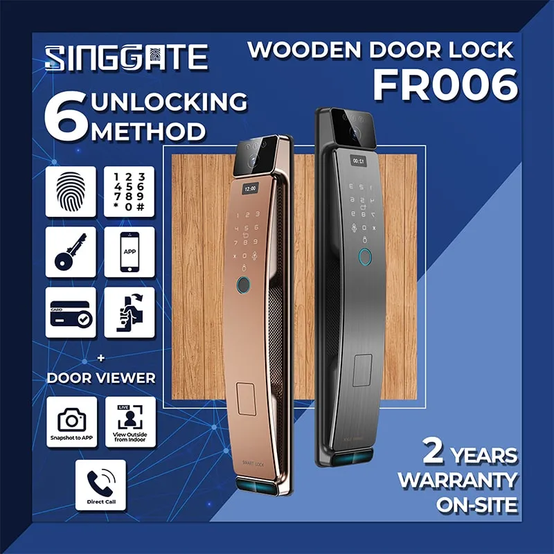 FR006 Door   FM021 Gate Digital Lock Bundle