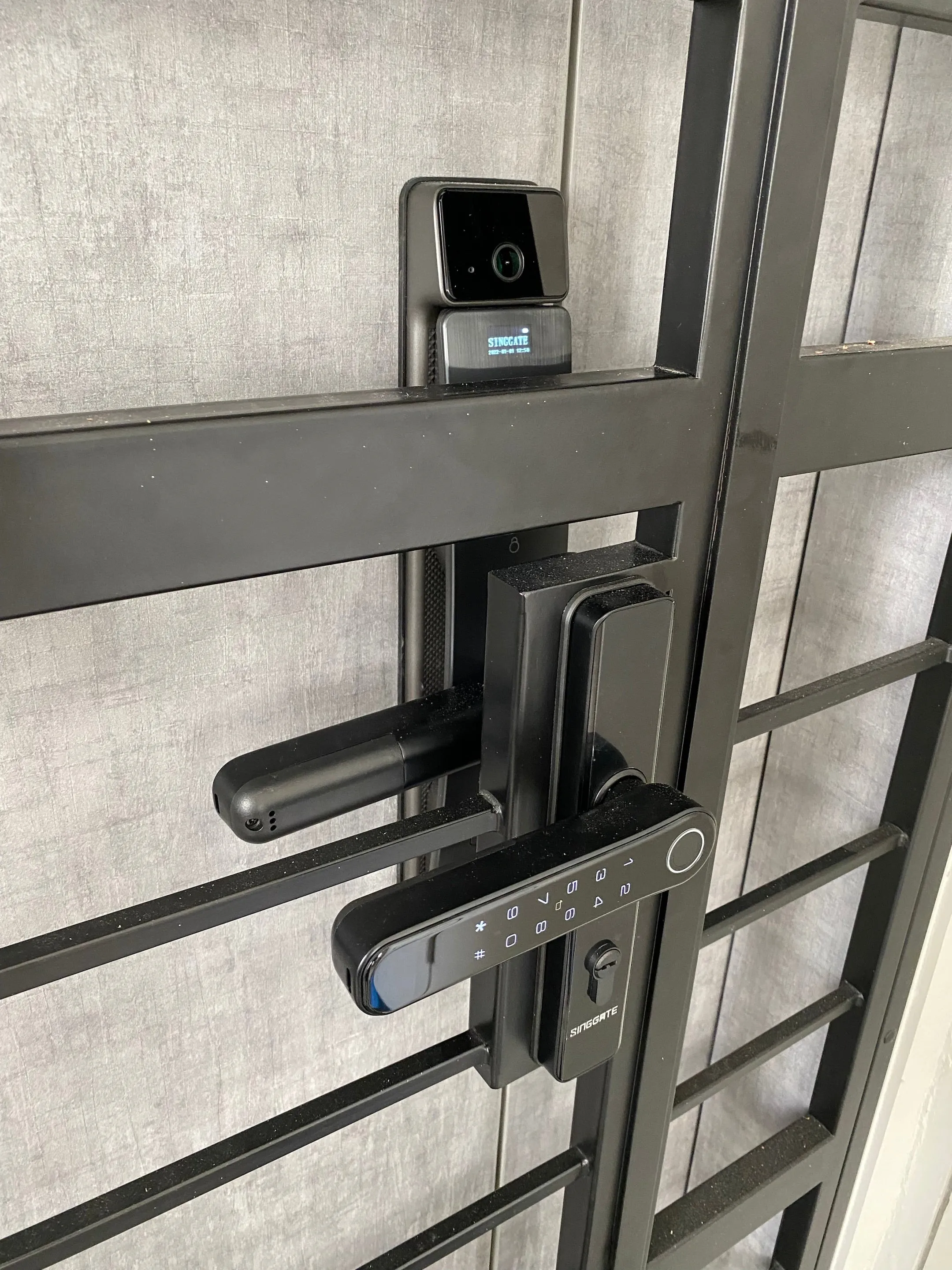 FR006 Door   FM021 Gate Digital Lock Bundle