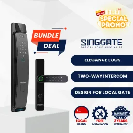 FR006 Door   FM021 Gate Digital Lock Bundle