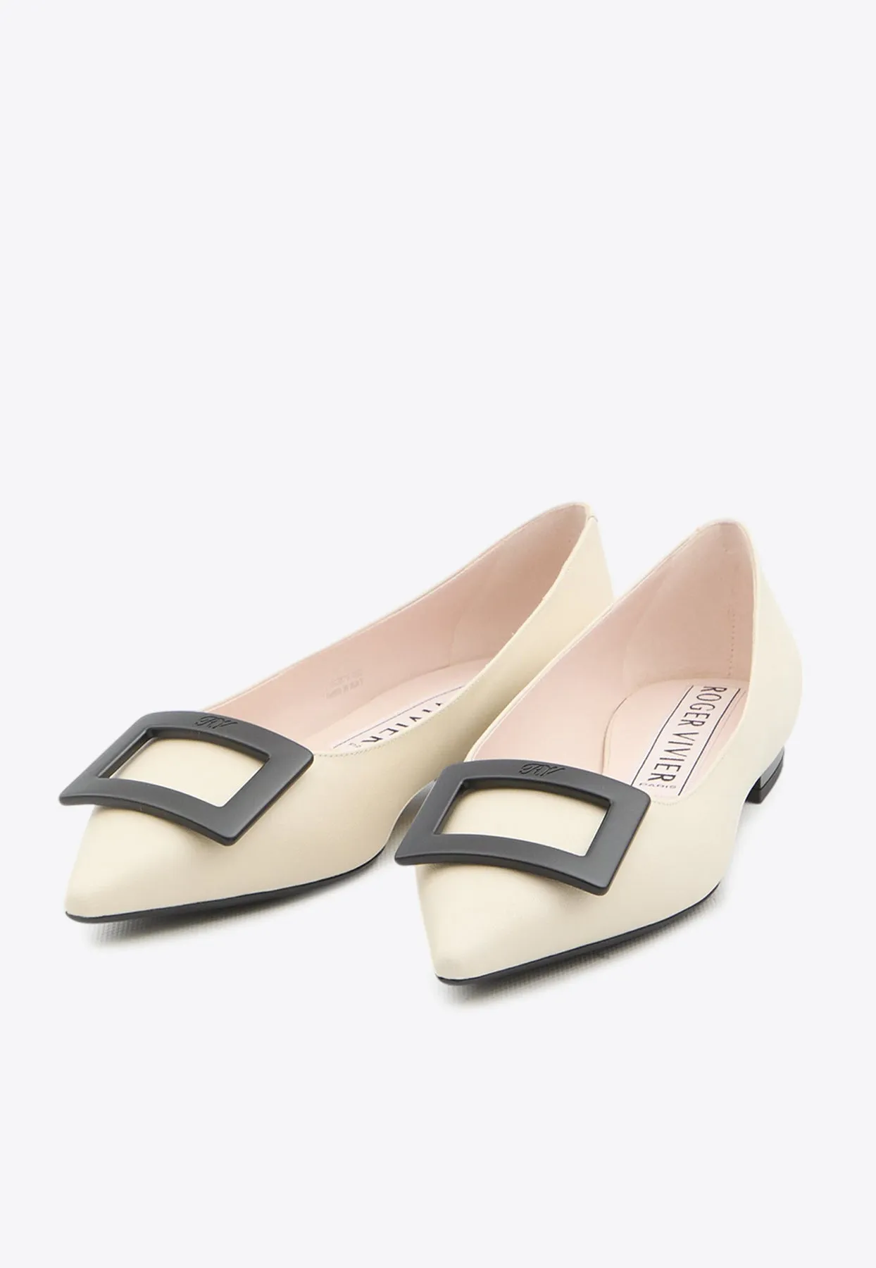 Gommettine Leather Ballet Flats