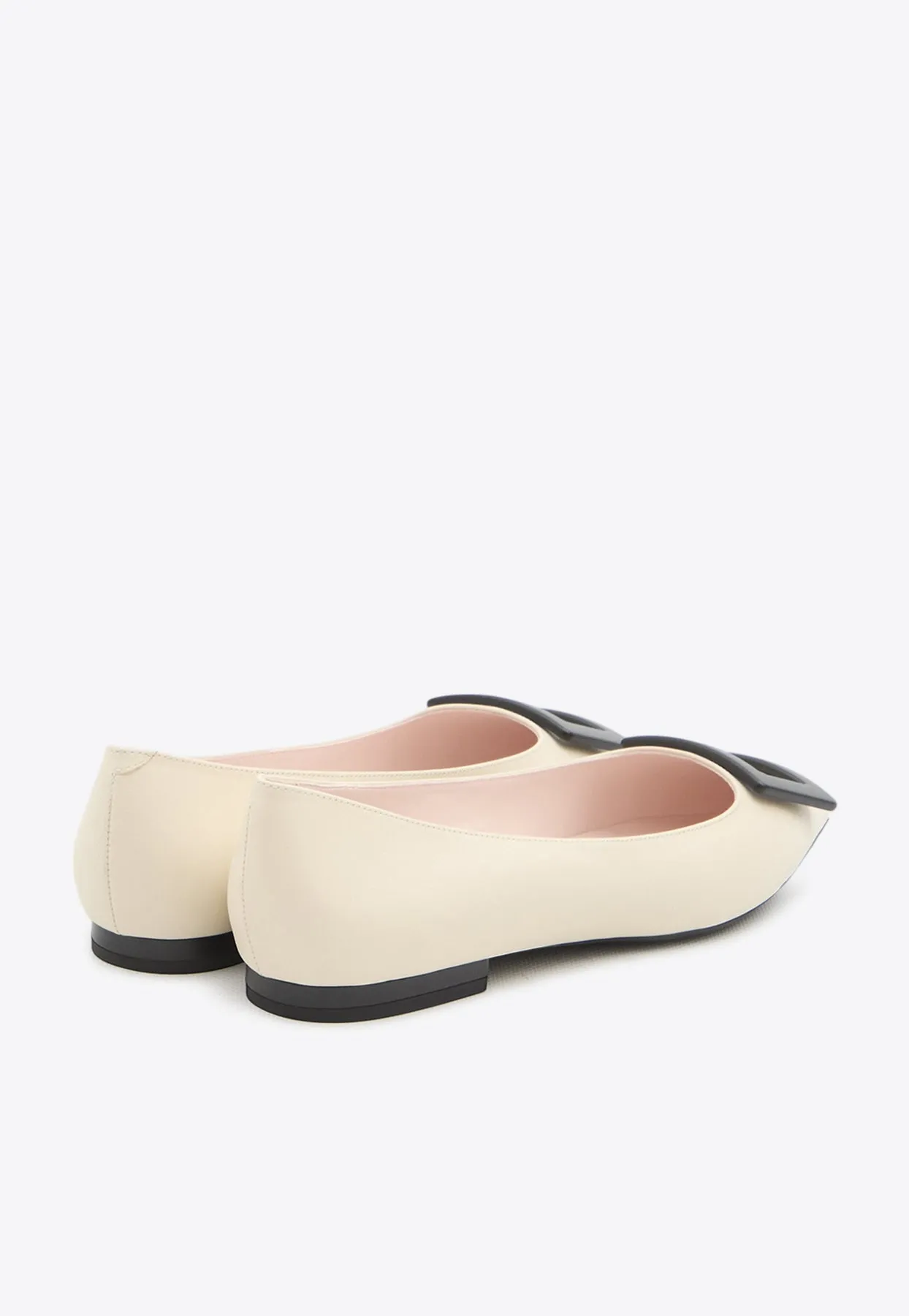 Gommettine Leather Ballet Flats