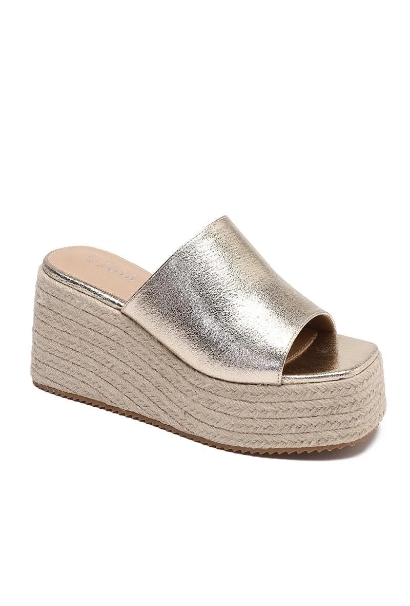 IVANA WOVEN ROPE DETAIL WEDGES
