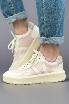 Ivy Platform Sneakers - Blush