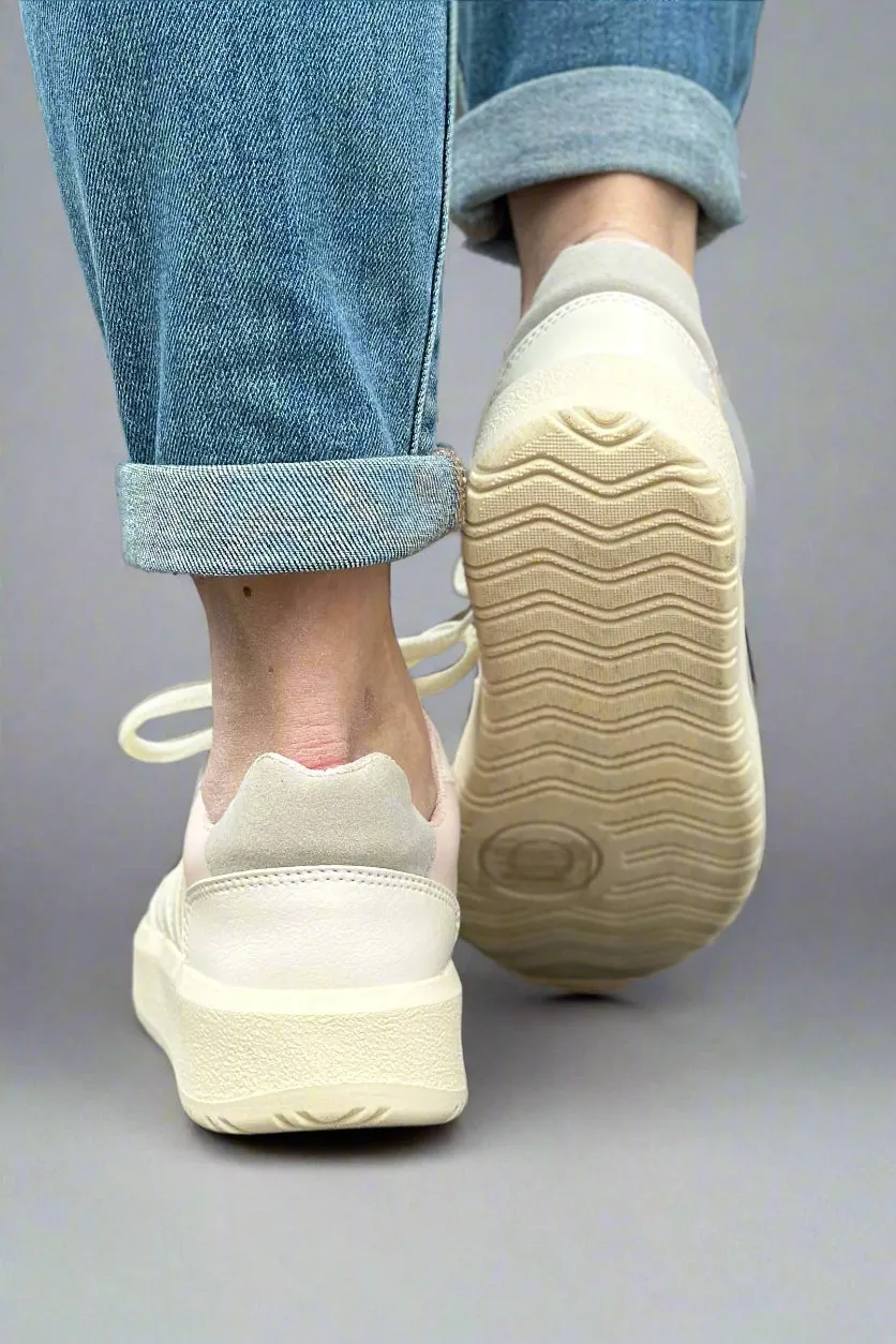 Ivy Platform Sneakers - Blush