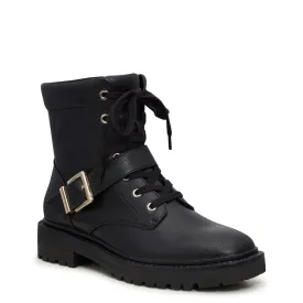 Kelly & Katie Women's Arish Moto Combat Boots