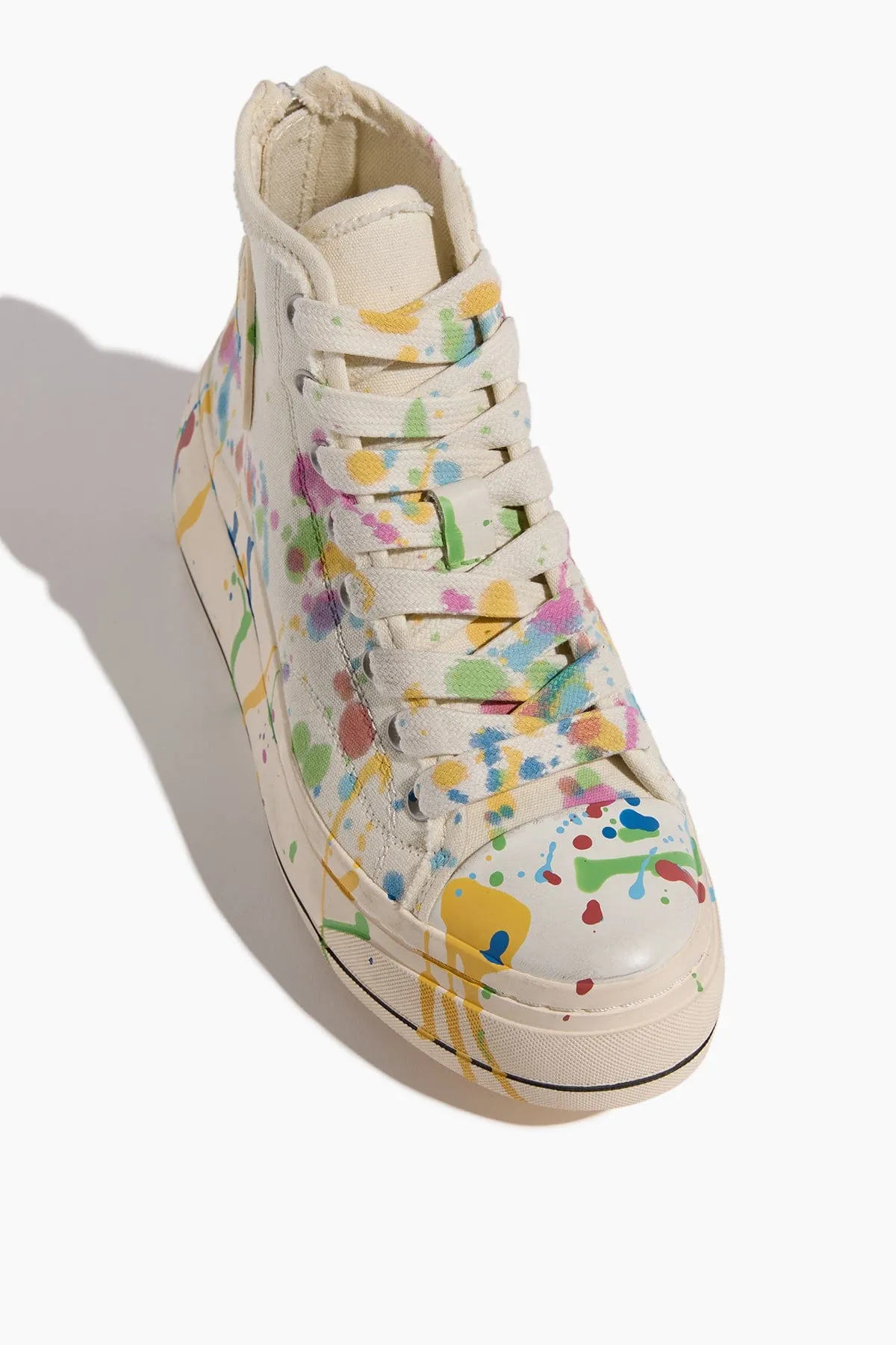 Kurt High Top Sneaker in Ecru