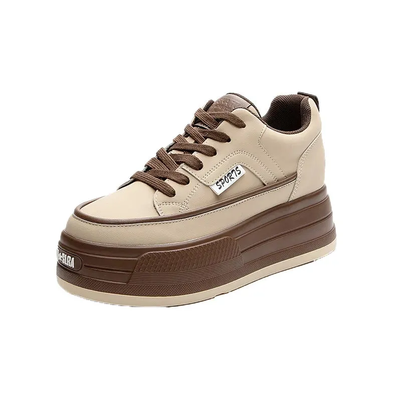 Leather Platform Sneakers - Dorothy