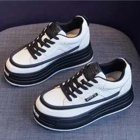 Leather Platform Sneakers - Dorothy