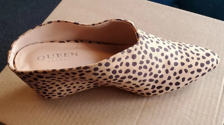 Leopard Wedges