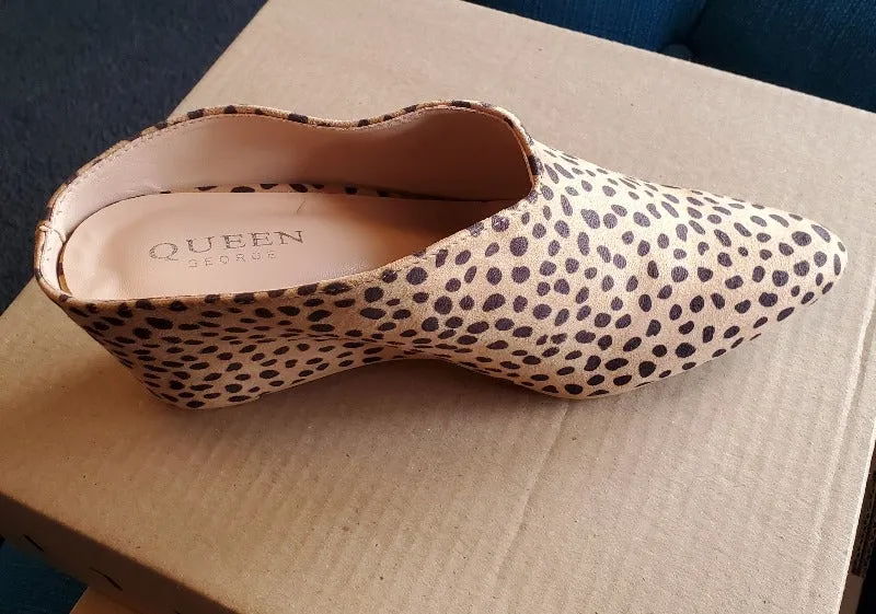 Leopard Wedges