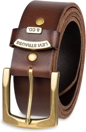 Levi??s Men??s Casual Everyday Leather Jean Belt
