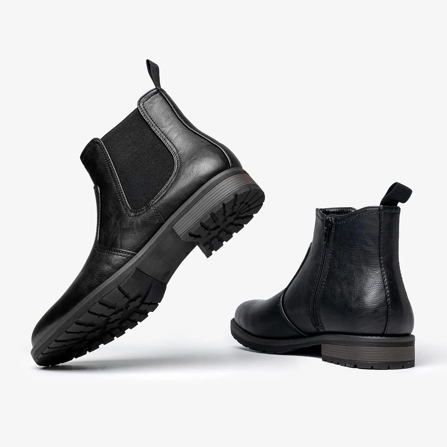 Men's Chelsea Boots Slip-on Formal Dress Boots for Men Casual Ankle Men Boots