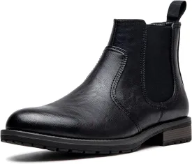 Men's Chelsea Boots Slip-on Formal Dress Boots for Men Casual Ankle Men Boots