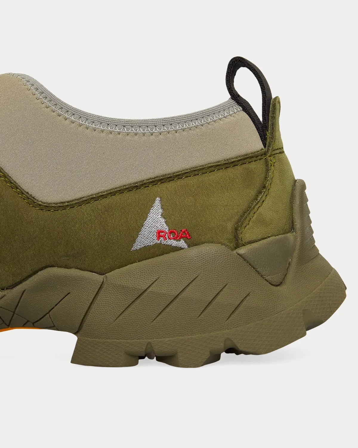 Military / Taupe Slip On Sneakers