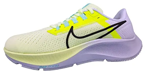 Nike Womens Air Zoom Pegasus 38 Running Trainers CW7358 Sneakers, Barely Volt/Black 700, 9