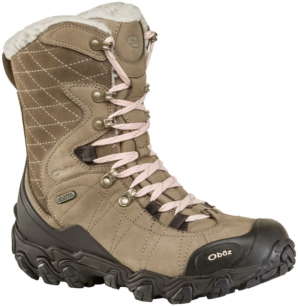 Oboz Women's Bridger 9'' Insulated Waterproof Hiking Boots- Brindle