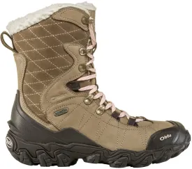 Oboz Women's Bridger 9'' Insulated Waterproof Hiking Boots- Brindle