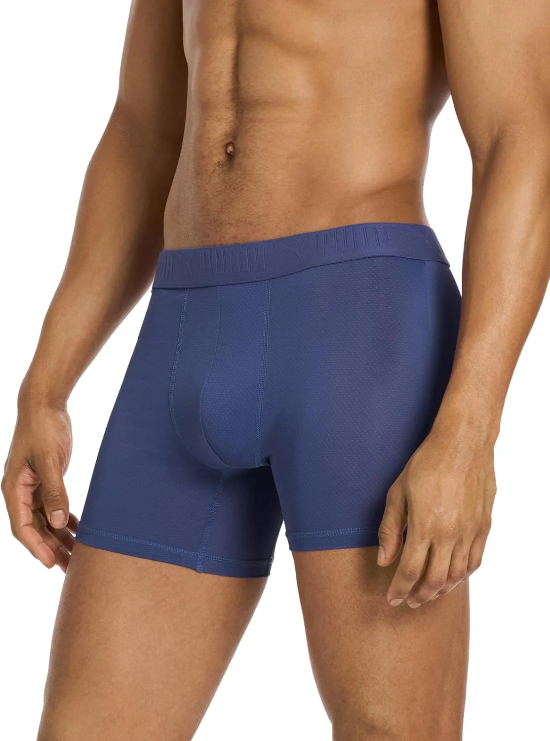 PUMA Men's 360-degree Mesh 5 Pack Boxer Briefs