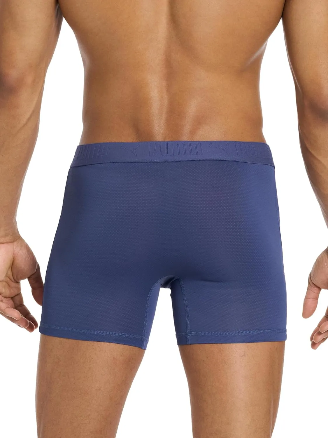 PUMA Men's 360-degree Mesh 5 Pack Boxer Briefs